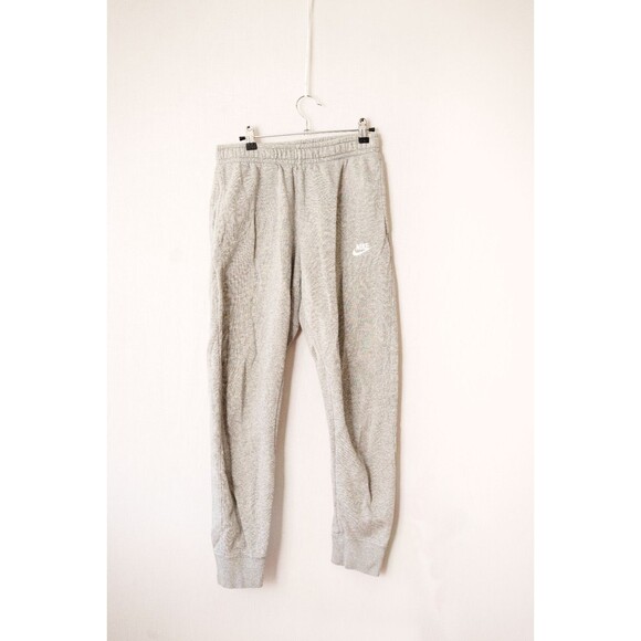 Nike mens light gray sweatpants pullon S athletic fleece jogger - Picture 1 of 7